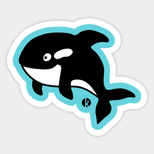 Orca Whale Sticker